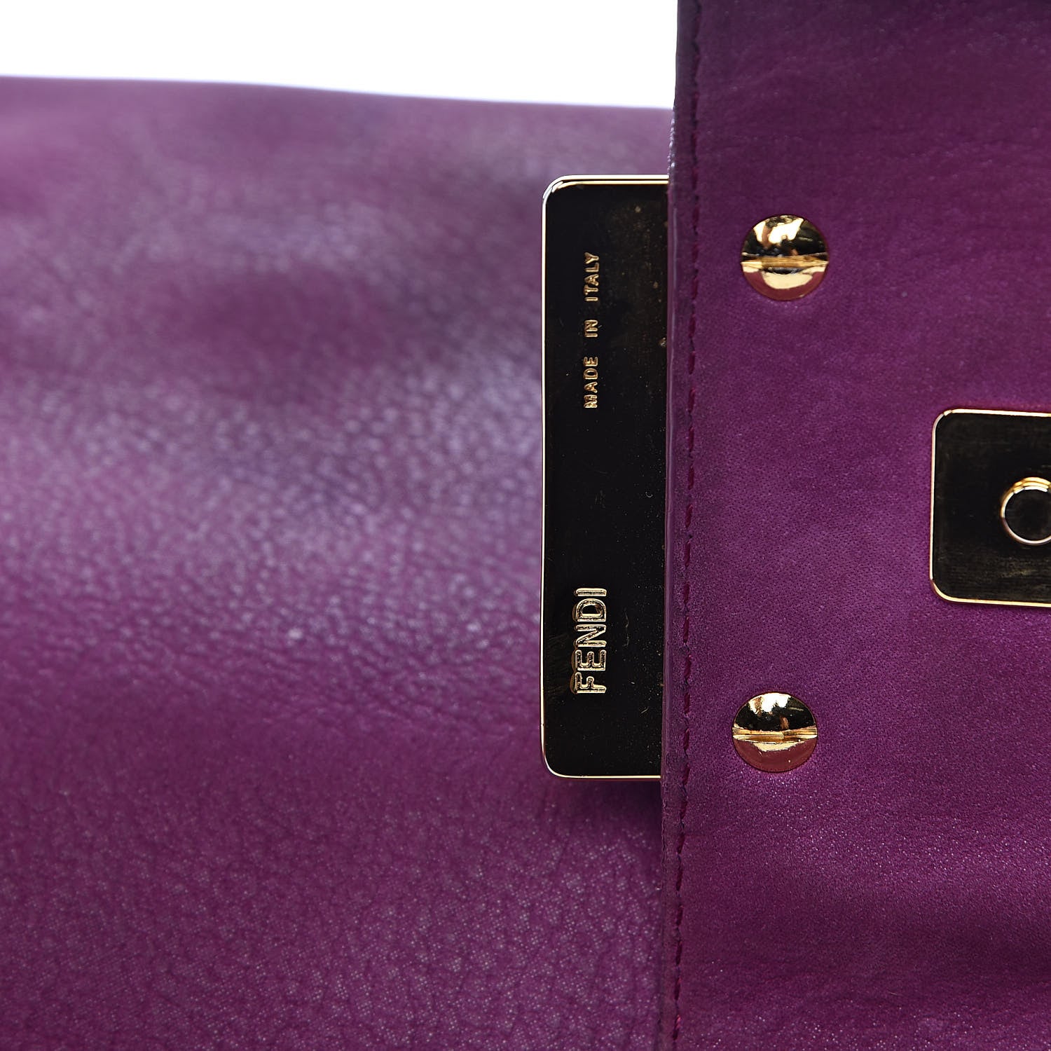Fendi Vitello Savana Forever Hobo Ciclamino 9 of 14