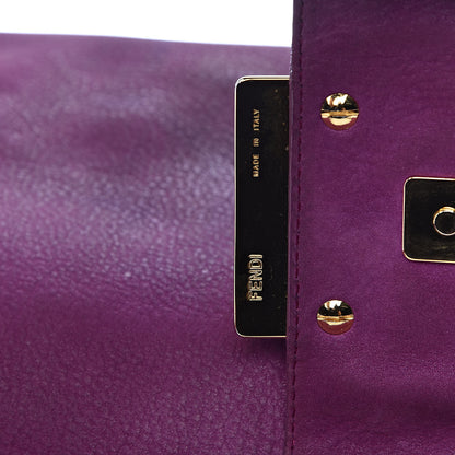 Fendi Vitello Savana Forever Hobo Ciclamino 9 of 14