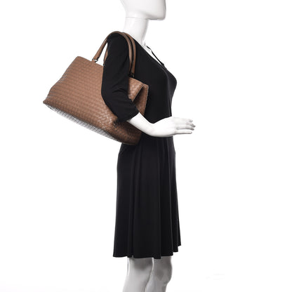 Bottega Veneta Nappa Intrecciato Milano Tote Toffee 2 of 33