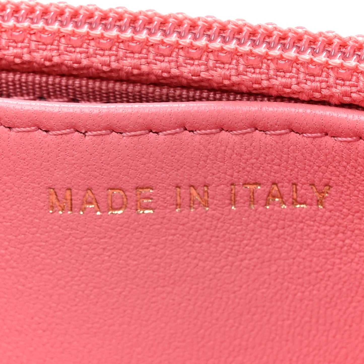 Lambskin Quilted Chain Handle Round Wallet On Chain WOC Pink
