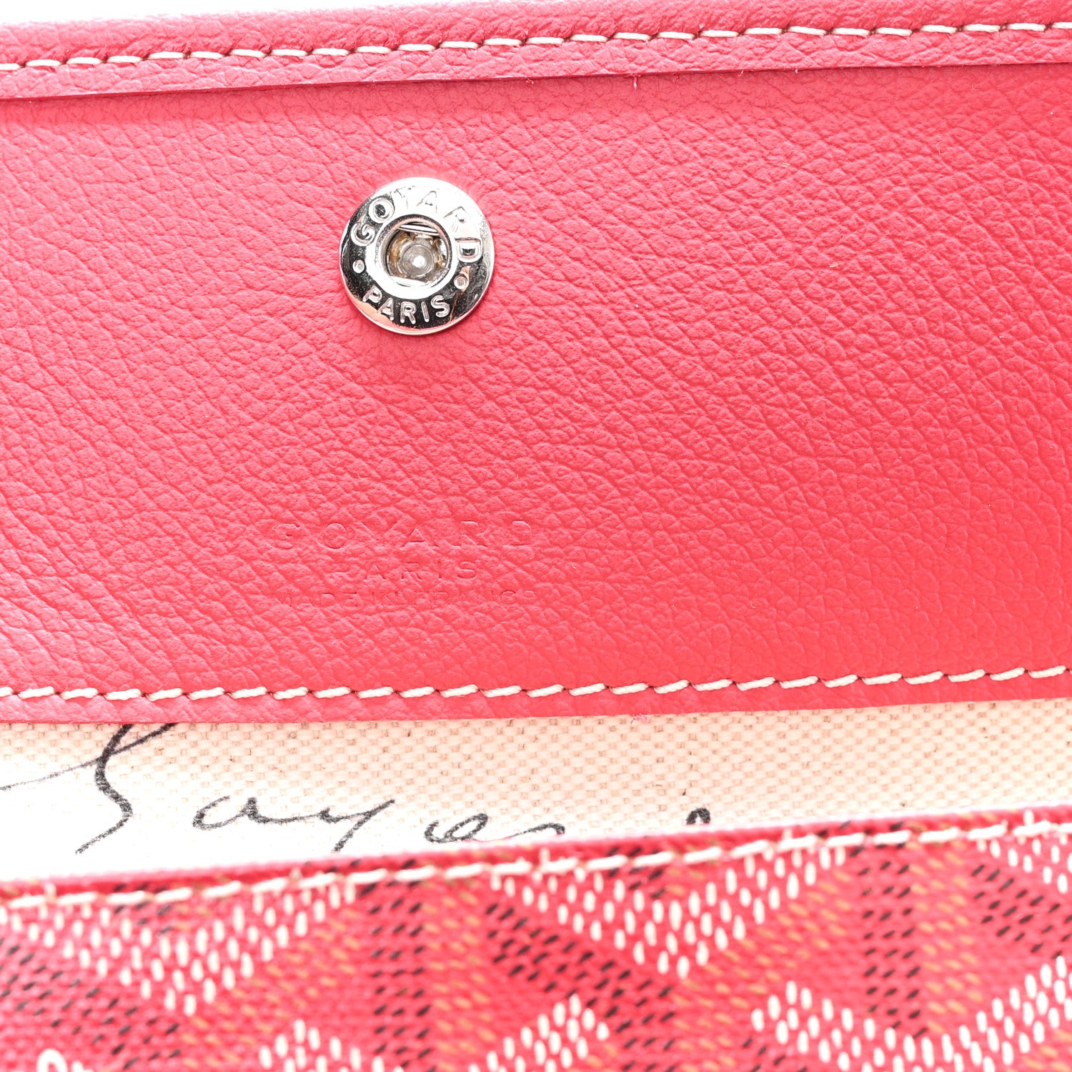 Goyard Goyardine Le Jardin Saint Louis PM Fuchsia 7 of 11