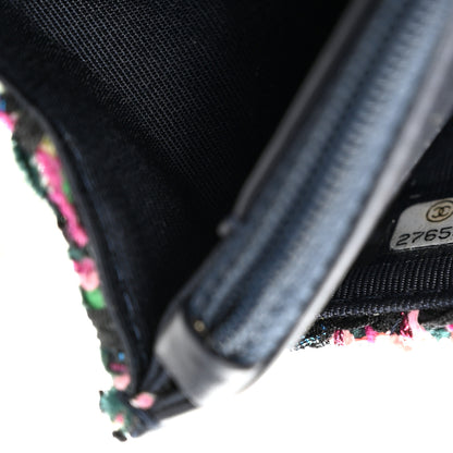 Chanel Tweed Quilted Reissue Wallet On Chain WOC Pink Multicolor 8 of 11