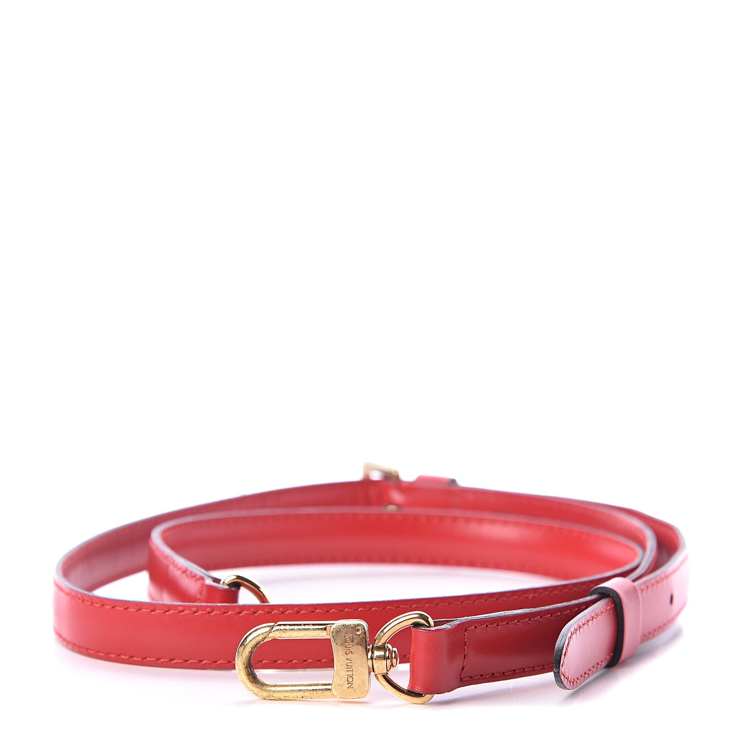 Calfskin 16mm Adjustable Shoulder Strap Red