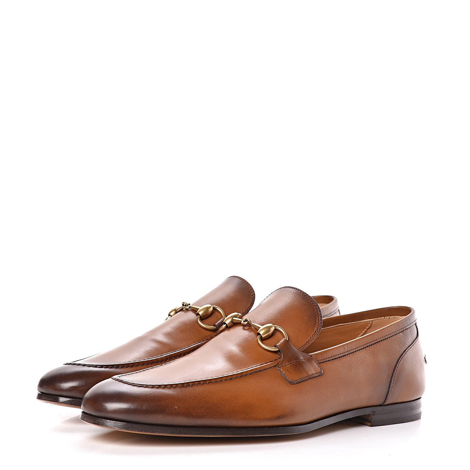 Gucci Betis Glamour Calfskin Horsebit Mens Jordaan Loafers 9 Cuir 3 of 14
