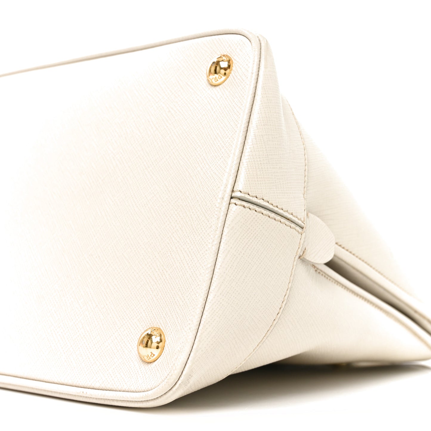 Saffiano Lux Open Promenade Tote Talco