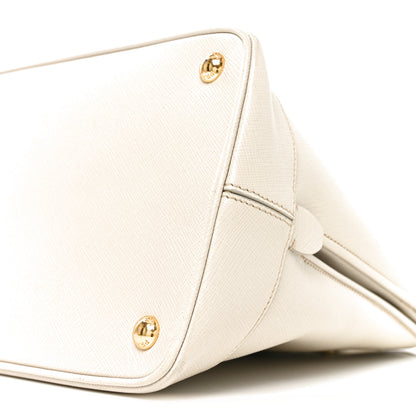 Prada Saffiano Lux Open Promenade Tote Talco 9 of 9