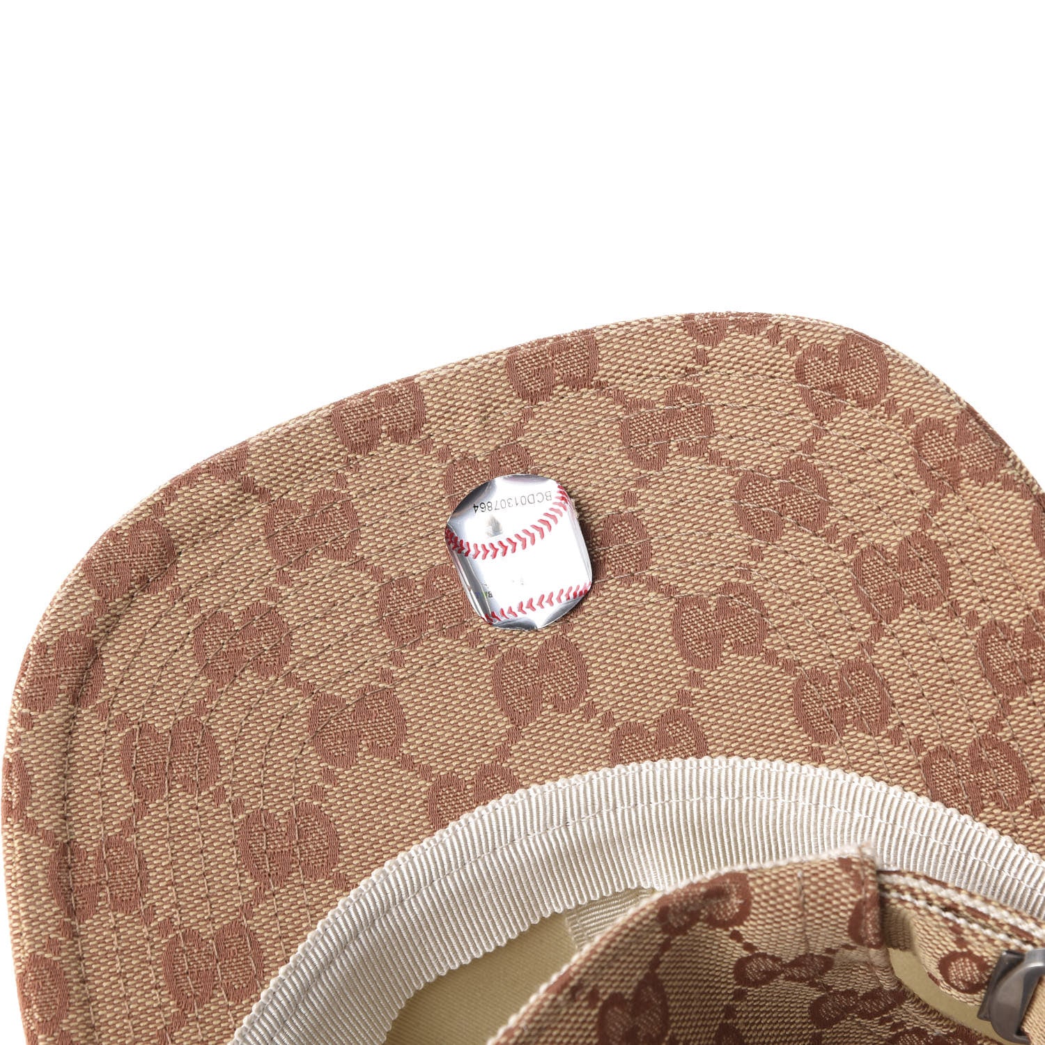 Gucci X MLB Monogram LA Dodgers Baseball Hat 57-61 Beige Ruggine 5 of 7