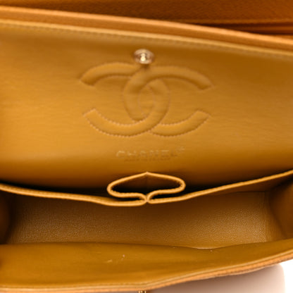 Chanel Caviar Quilted Small Double Flap Yellow 6 of 12