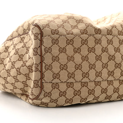 Gucci Monogram Large Sukey Tote Brown 9 of 14