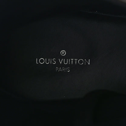 Louis Vuitton Calfskin Monogram Wonderland Flat Ranger Boots 39.5 Black 7 of 7