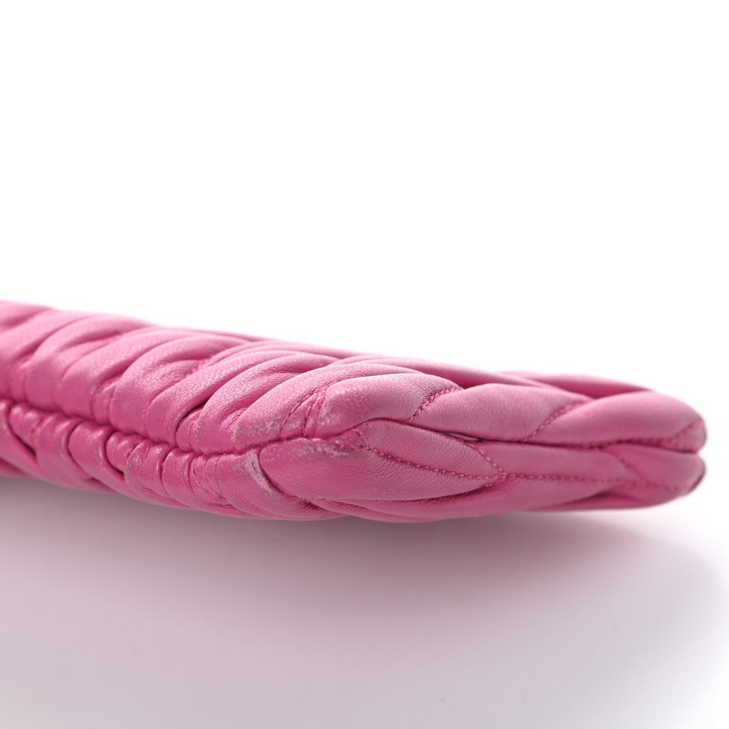 Miu Miu Nappa Matelasse Pouch Fuxia 10 of 14