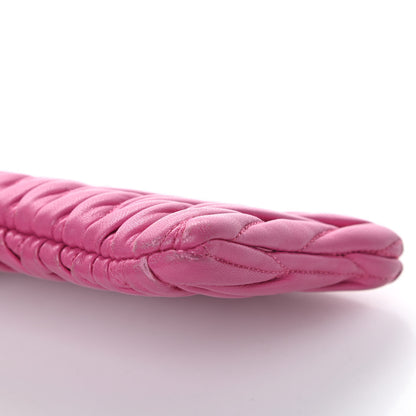 Miu Miu Nappa Matelasse Pouch Fuxia 10 of 14