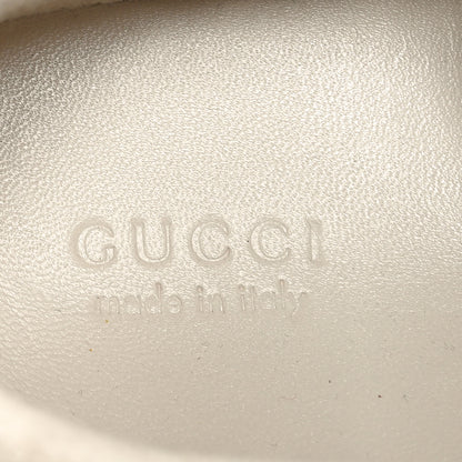 Gucci GG Monogram Nubuck Web Womens Screener Sneakers 40 New Sand Dusty Milk Vintage Green 7 of 8