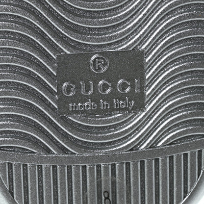 Gucci Metallic Nappa Interlocking G Perforated Mens Ace Sneakers 8 Argento 8 of 8