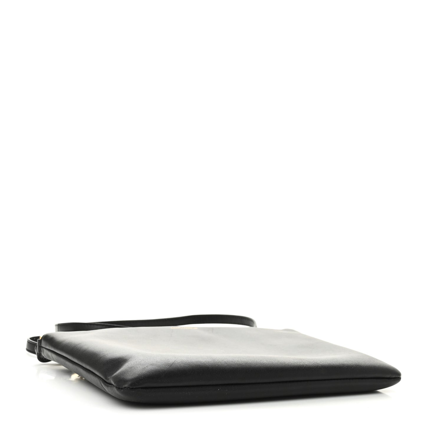 Calfskin Teen Monogram Crossbody Bag Black