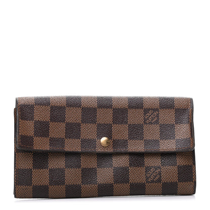 Louis Vuitton Damier Ebene Sarah Wallet 1 of 6