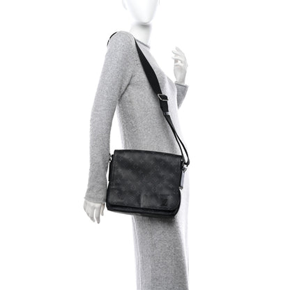Louis Vuitton Monogram Eclipse District PM Black 2 of 10