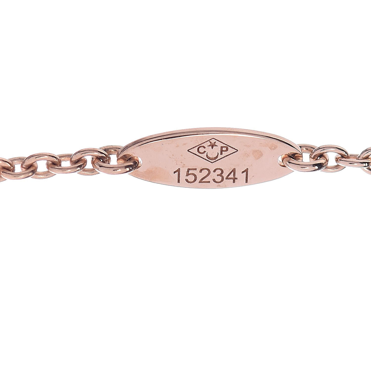 Christian Dior 18K Rose Gold Diamond Black Onyx Rose Des Vents Necklace 6 of 8