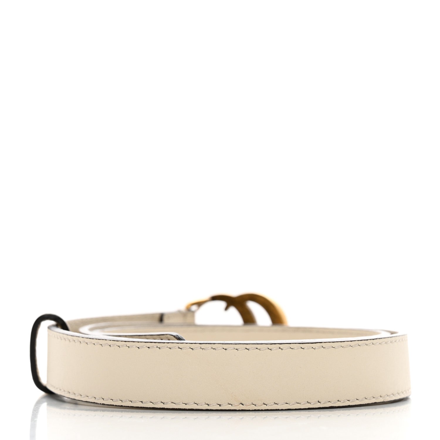Gucci Calfskin Double G 20mm Belt 70 28 Mystic White 2 of 8
