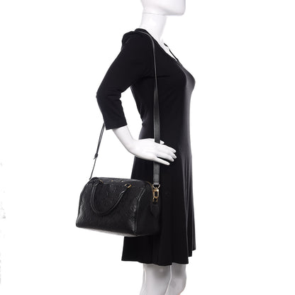 Louis Vuitton Empreinte Speedy Bandouliere 25 NM Black 3 of 13