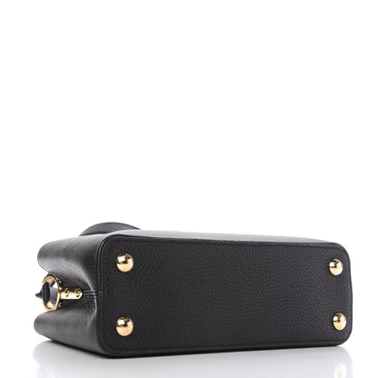 Louis Vuitton Taurillon Capucines BB Black 4 of 9