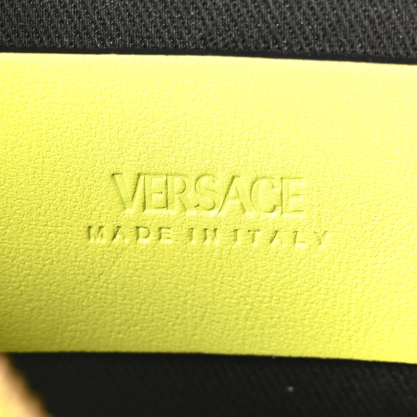 Calfksin Medusa Biggie Messenger Bag Citron