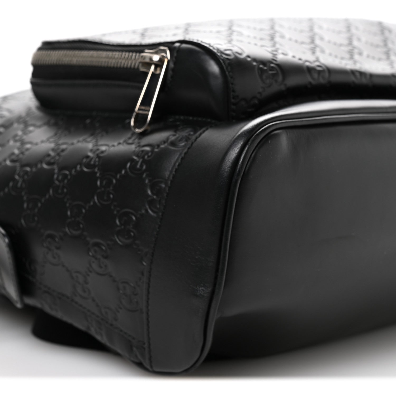 Gucci Guccissima Signature Day Backpack Black 9 of 11