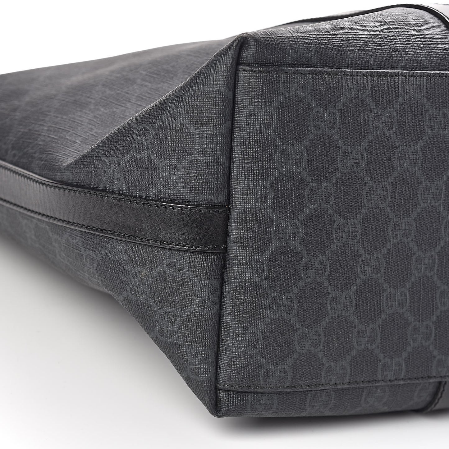 GG Supreme Monogram Tote Black Grey