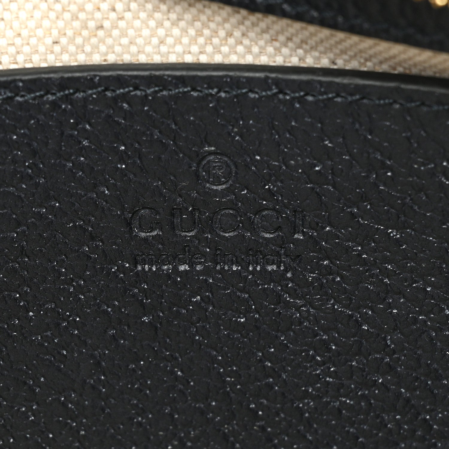 Gucci GG Supreme Monogram Textured Dollar Calfskin Web Small Ophidia GG Handbag Beige Blue 6 of 9
