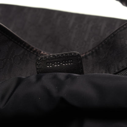 Christian Dior Nylon Monogram Lovely Shopping Tote Black 9 of 14