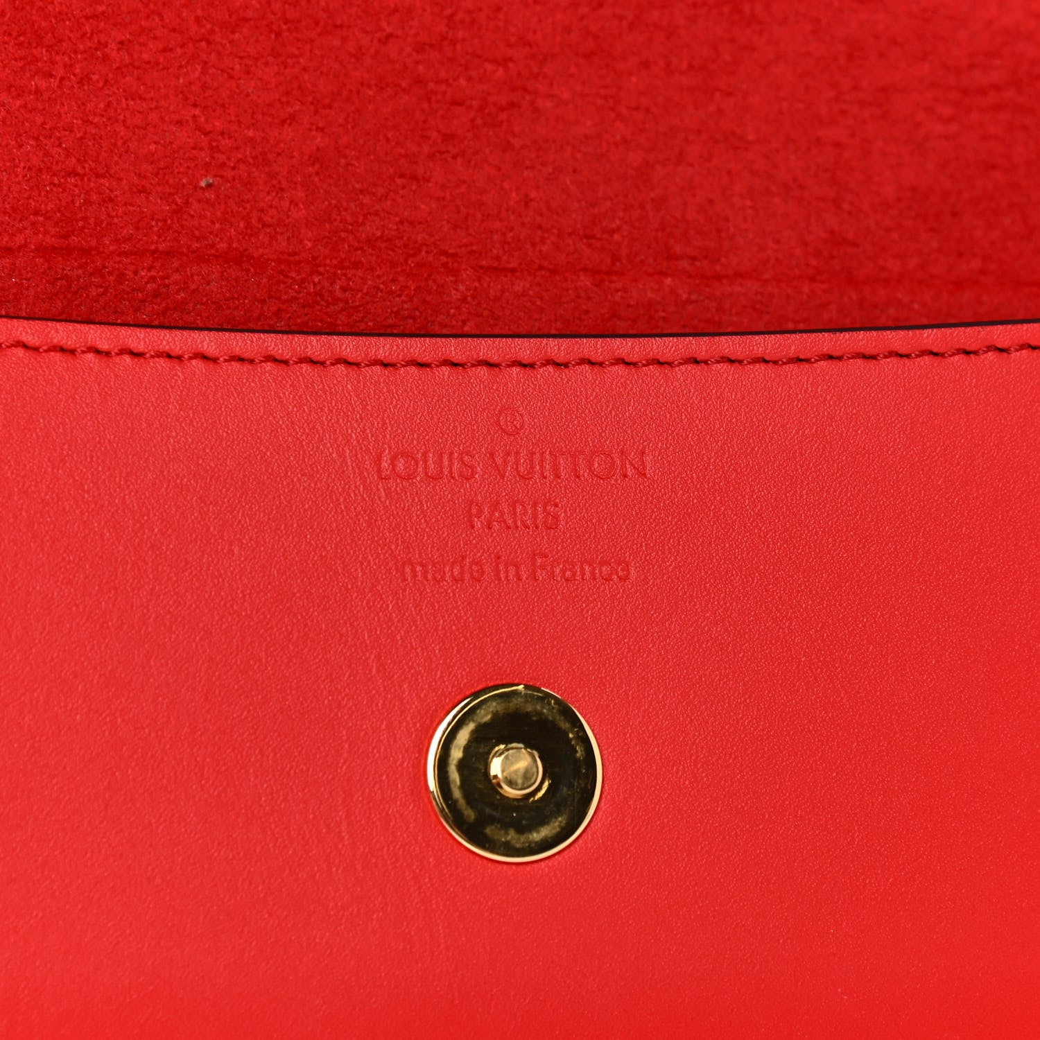 Louis Vuitton Monogram Woody Sunglass Case Rouge 6 of 7