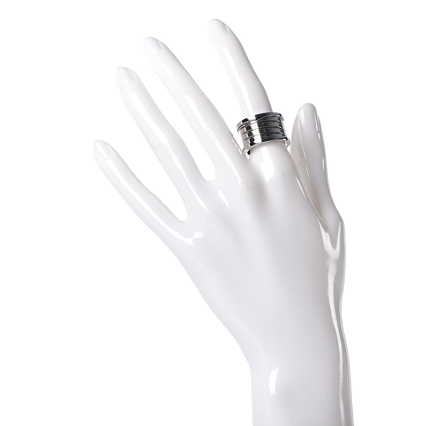 18K White Gold B.Zero1 Five-Band XX Anniversary Ring 54 6.75