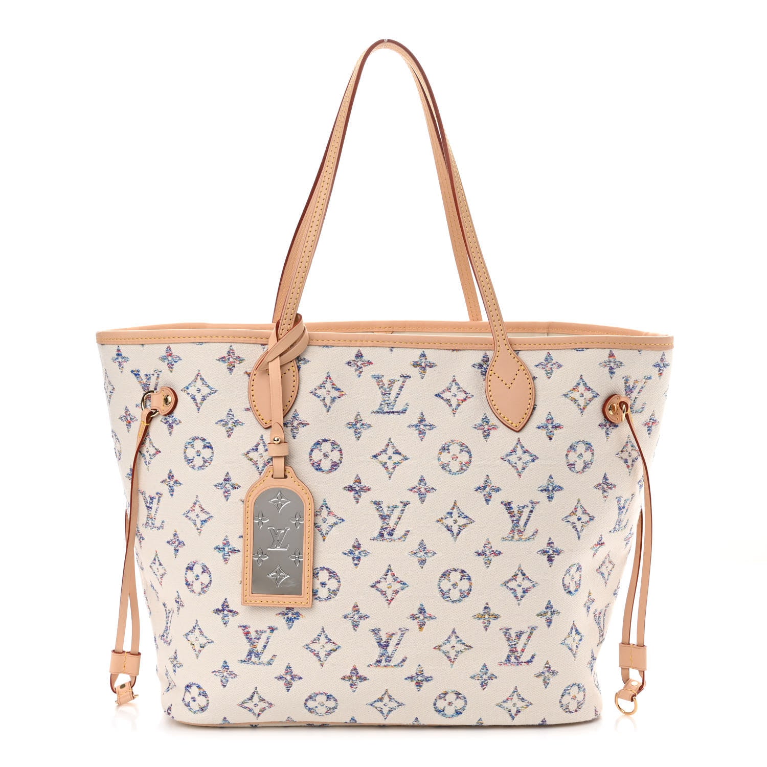 Louis Vuitton Monogram Jacquard Neverfull MM Multicolor Beige 1 of 10