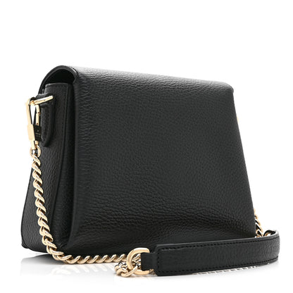 Gucci Dollar Calfskin Interlocking G Crossbody Bag Black 3 of 11