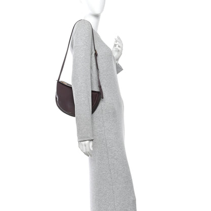 Mansur Gavriel Soft Calfskin Moon Sling Bag Plum 2 of 11
