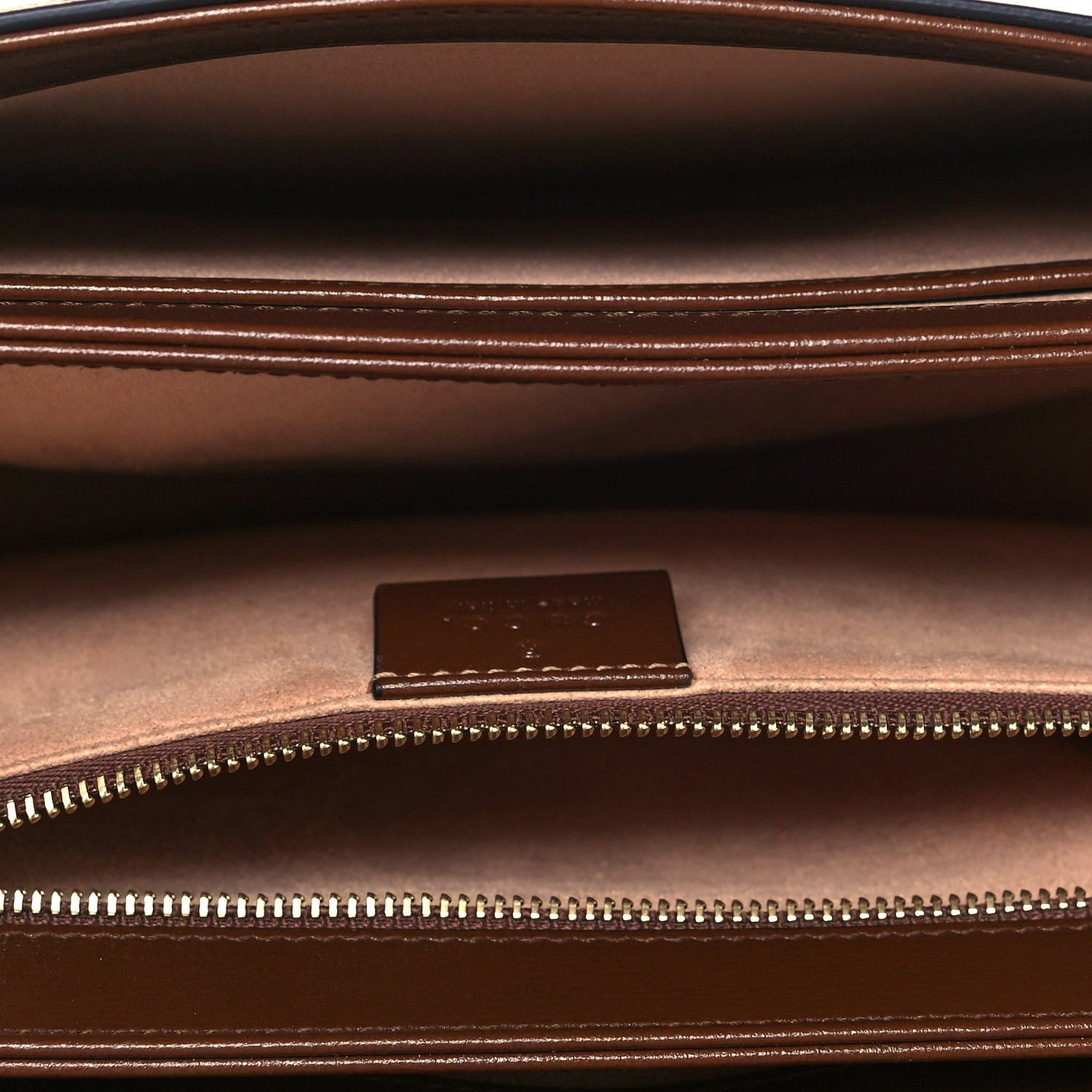 Gucci GG Supreme Monogram Horsebit 1955 Shoulder Bag Beige Brown Sugar 5 of 11
