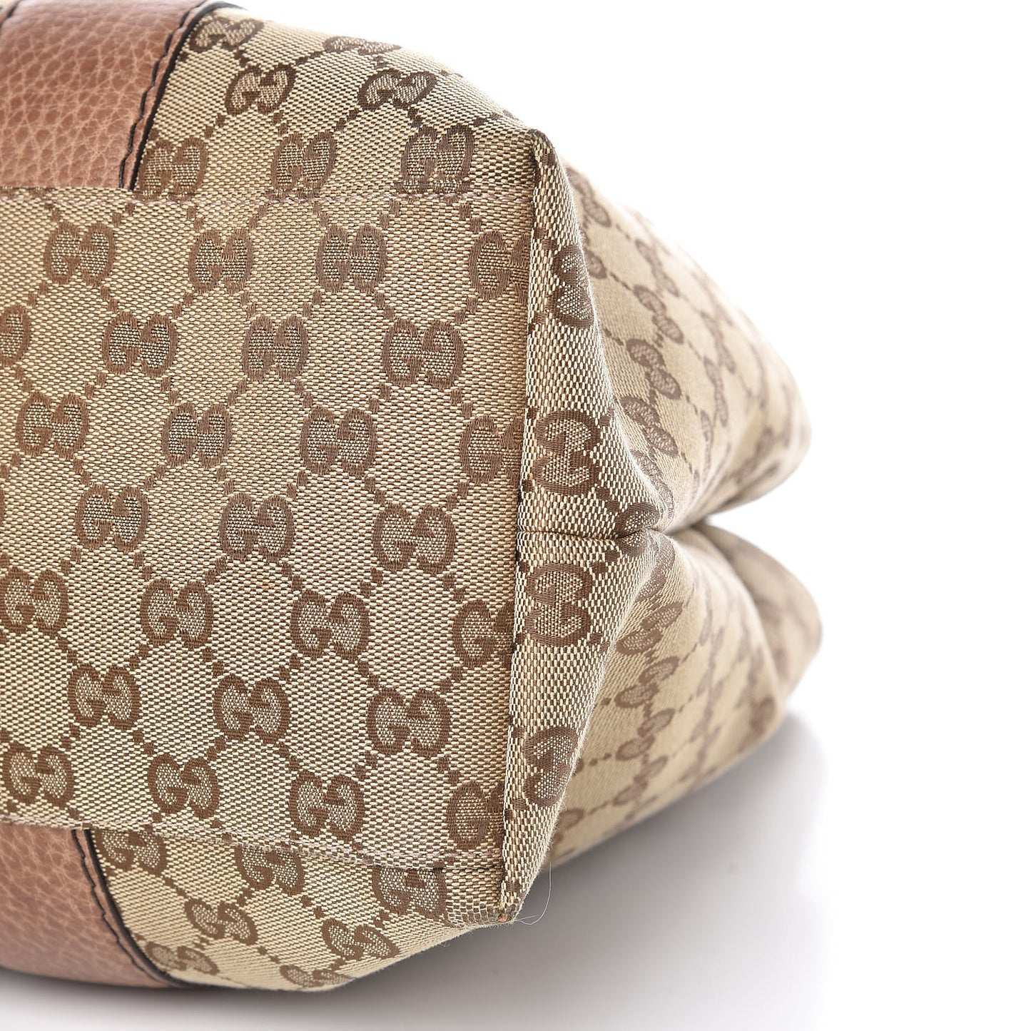 Monogram Bamboo Bar Medium Tote Brown