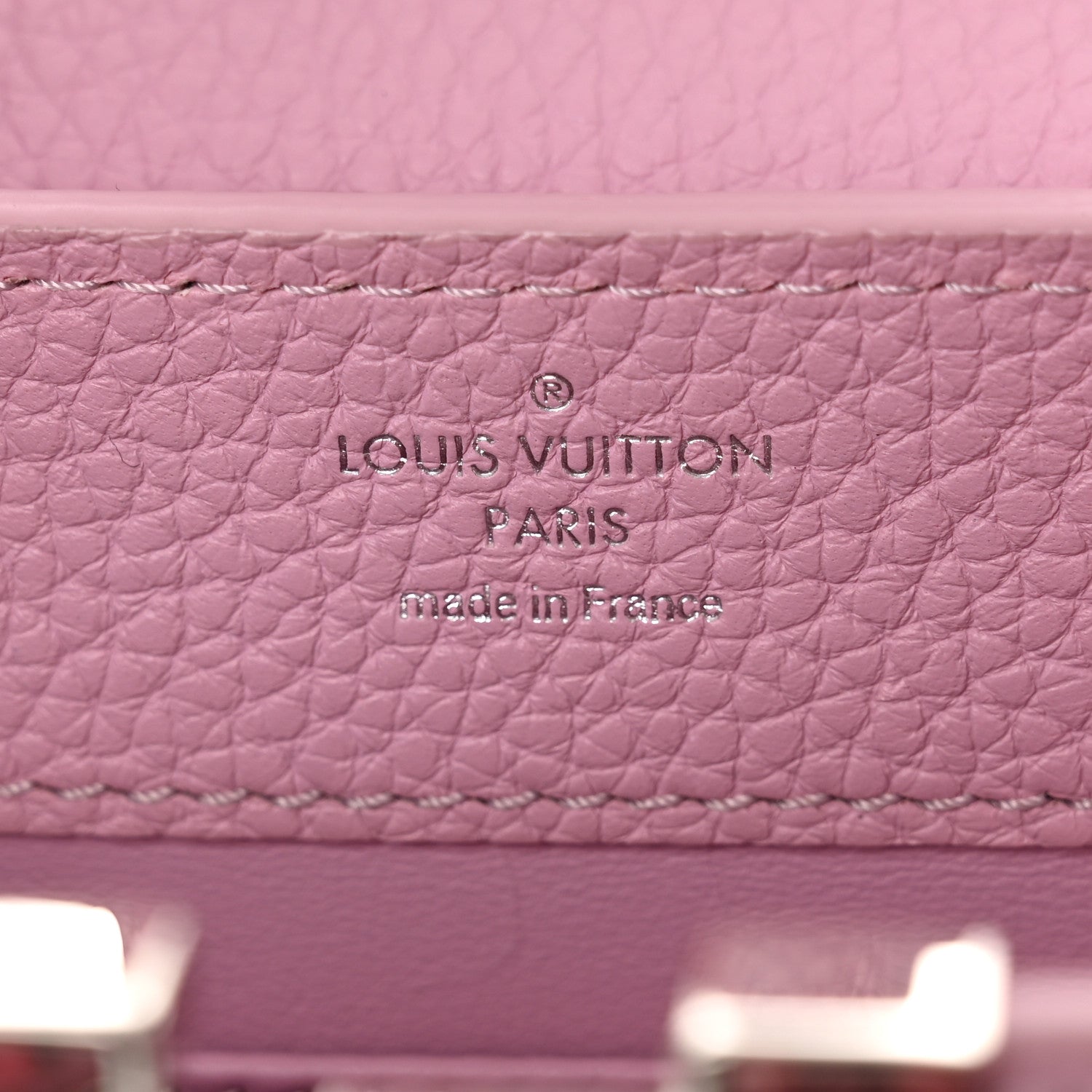 Louis Vuitton Taurillon Ayers Capucines Mini Pink 6 of 11