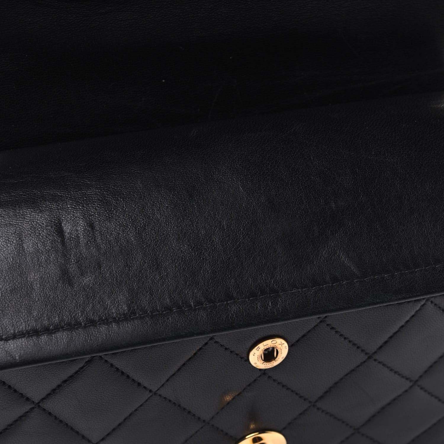Chanel Lambskin Quilted Small Double Flap Black 11 of 14