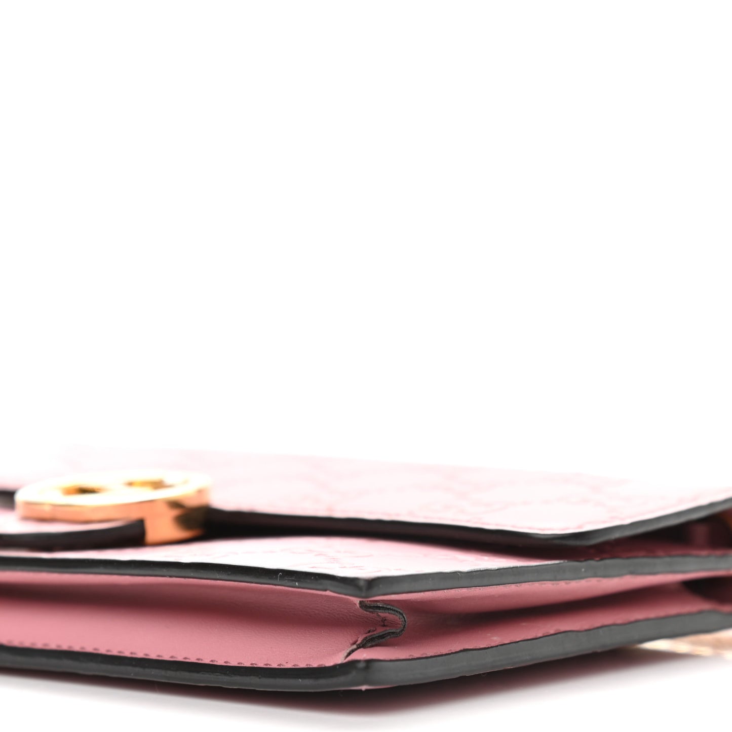 Guccissima Icon Chain Wallet Carmine Rose