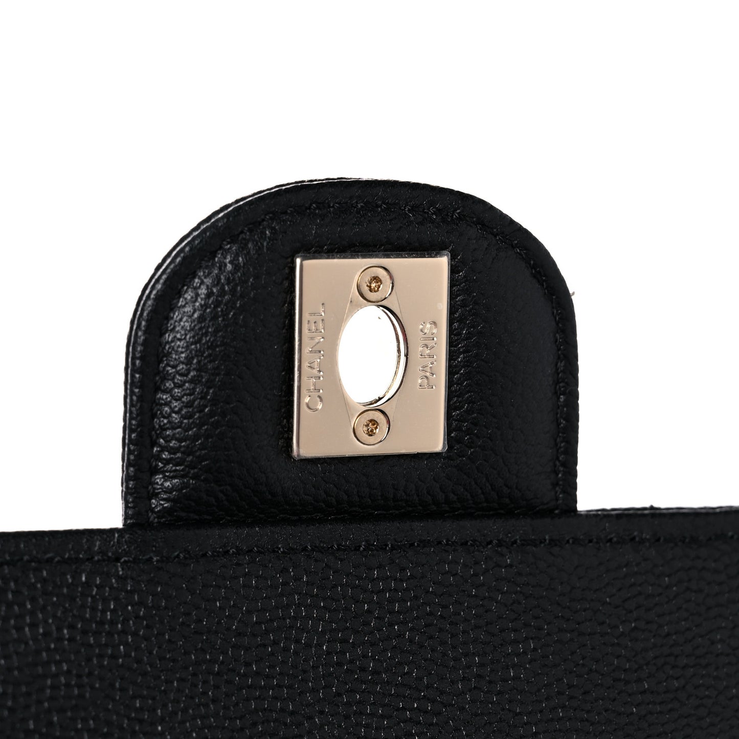Caviar Quilted Pockets Backpack Black