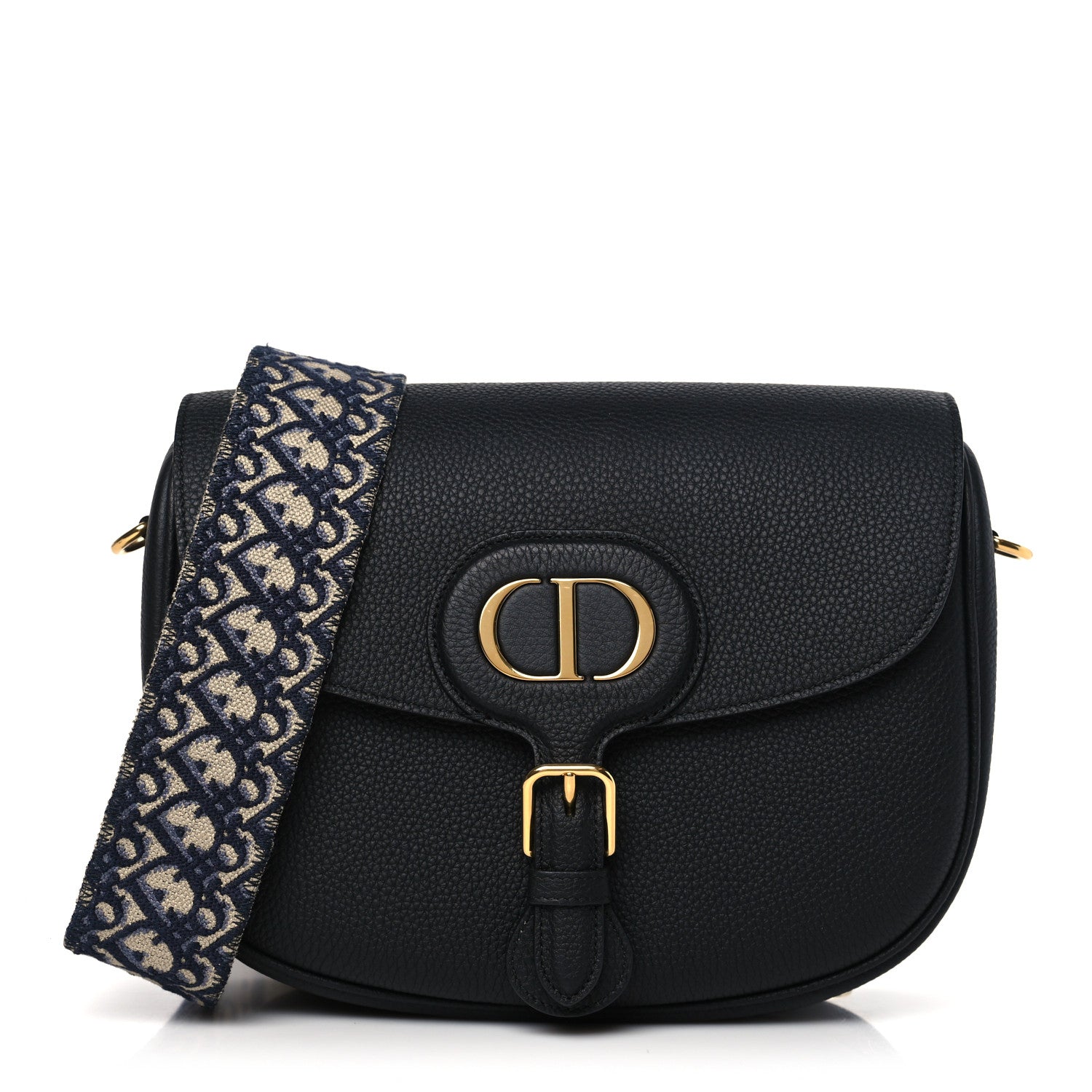 Christian Dior Grained Calfskin Large Bobby Flap Black 1 of 10