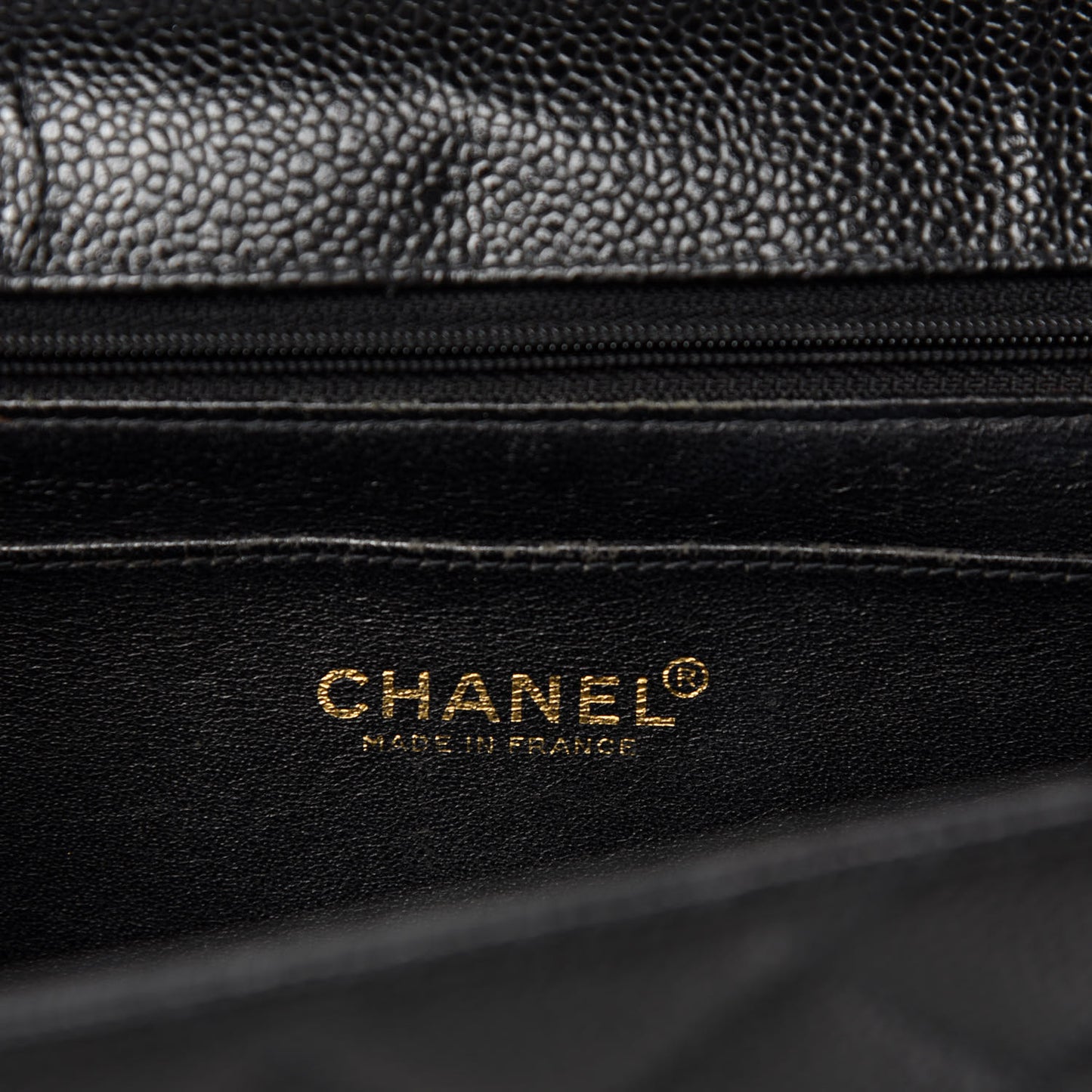 Caviar Quilted Jumbo Single Flap Black
