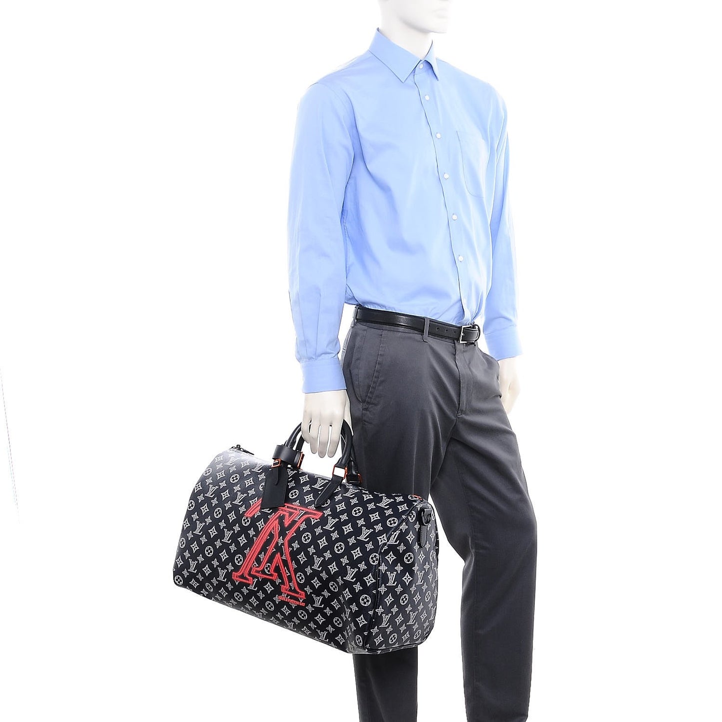 Monogram Upside Down Keepall Bandouliere 50 Ink