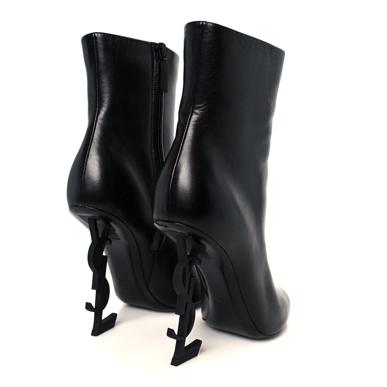 Saint Laurent Nappa Vendome Opyum 110 Ankle Boots 39.5 Black 5 of 10