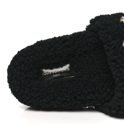 Louis Vuitton Shearling Monogram Giant Paseo Flat Comfort Mule 40 Black 7 of 8