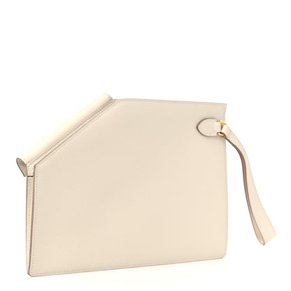 Hermes Epsom Kelly Pocket To Go Pouch Craie 3 of 10