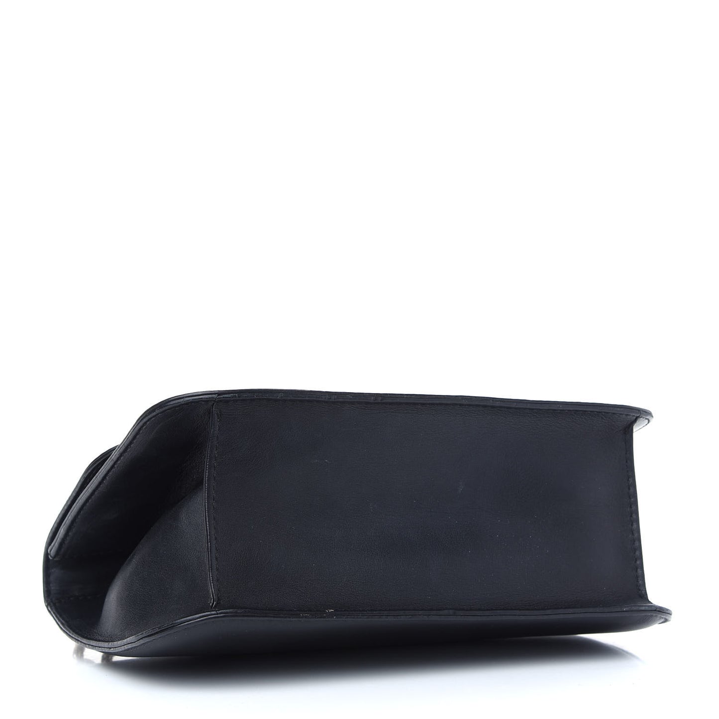Vitello Medium Glam Lock Rockstud Flap Black