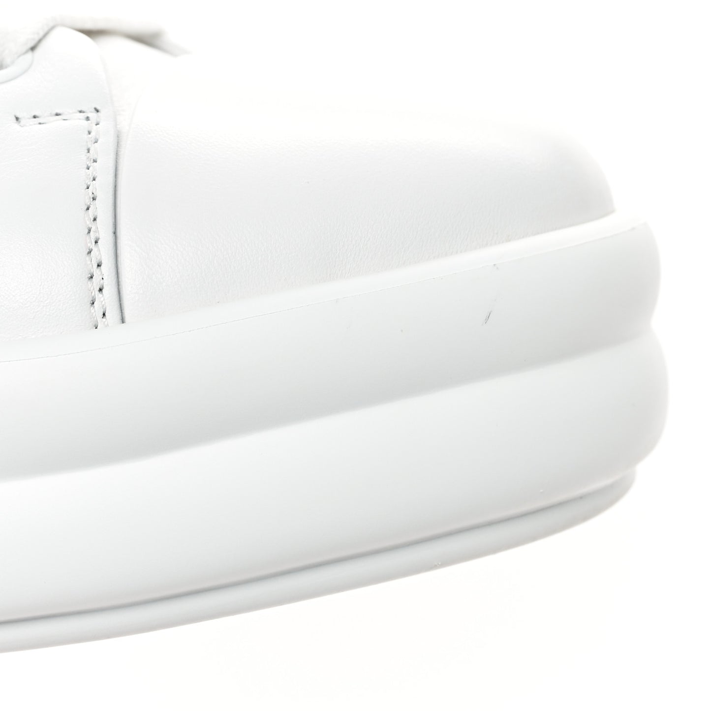 Calfskin Womens Happy Sneakers 36.5 White