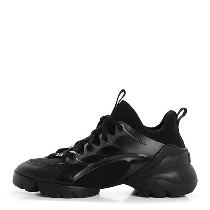 Christian Dior Neoprene Rubber Womens D-Connect Sneakers 38 Black 1 of 12
